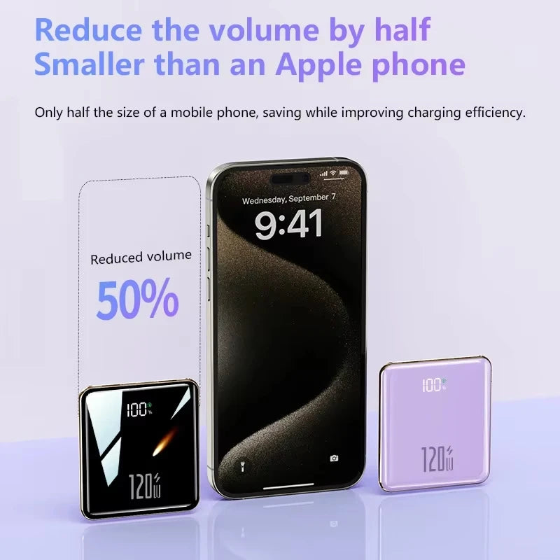 Portable Power Bank with 4 Built-in Cables - 50000mAh Tidesmit Tidesmit