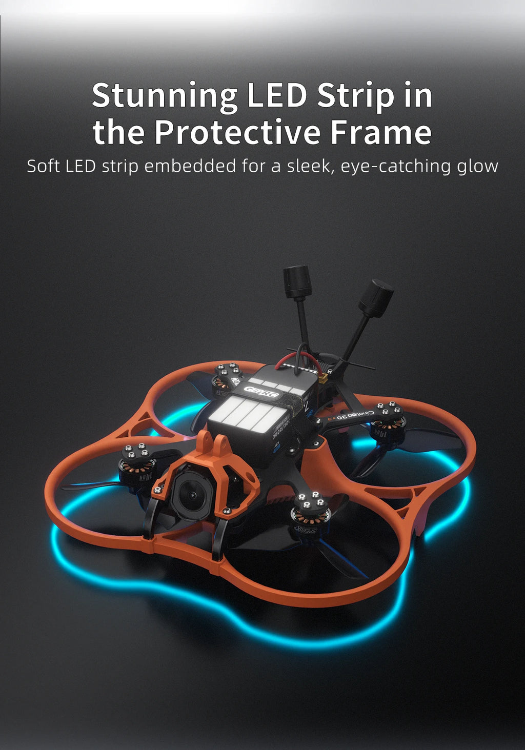 GEPRC Cinelog30 V3 4K FPV Drone - Durable O4 Pro Cinewhoop Tidesmit