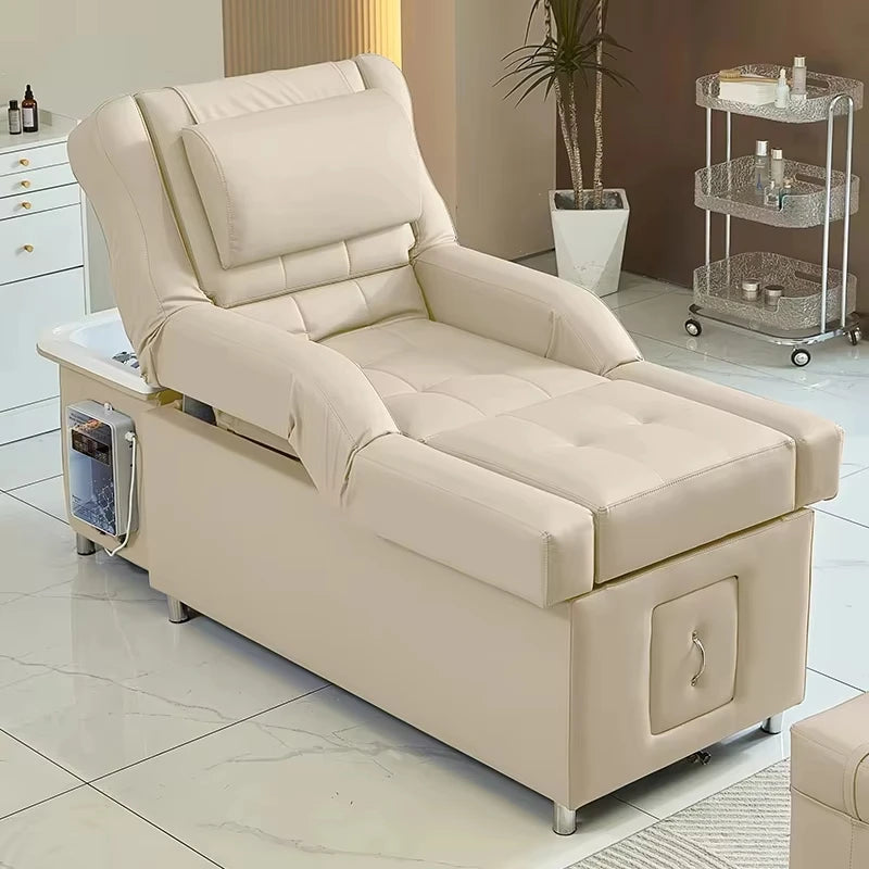 Electric Massage Bed and Head Therapy Chair | Tidesmit Premium Wellness Massage Chairs Dark Khaki Tidesmit