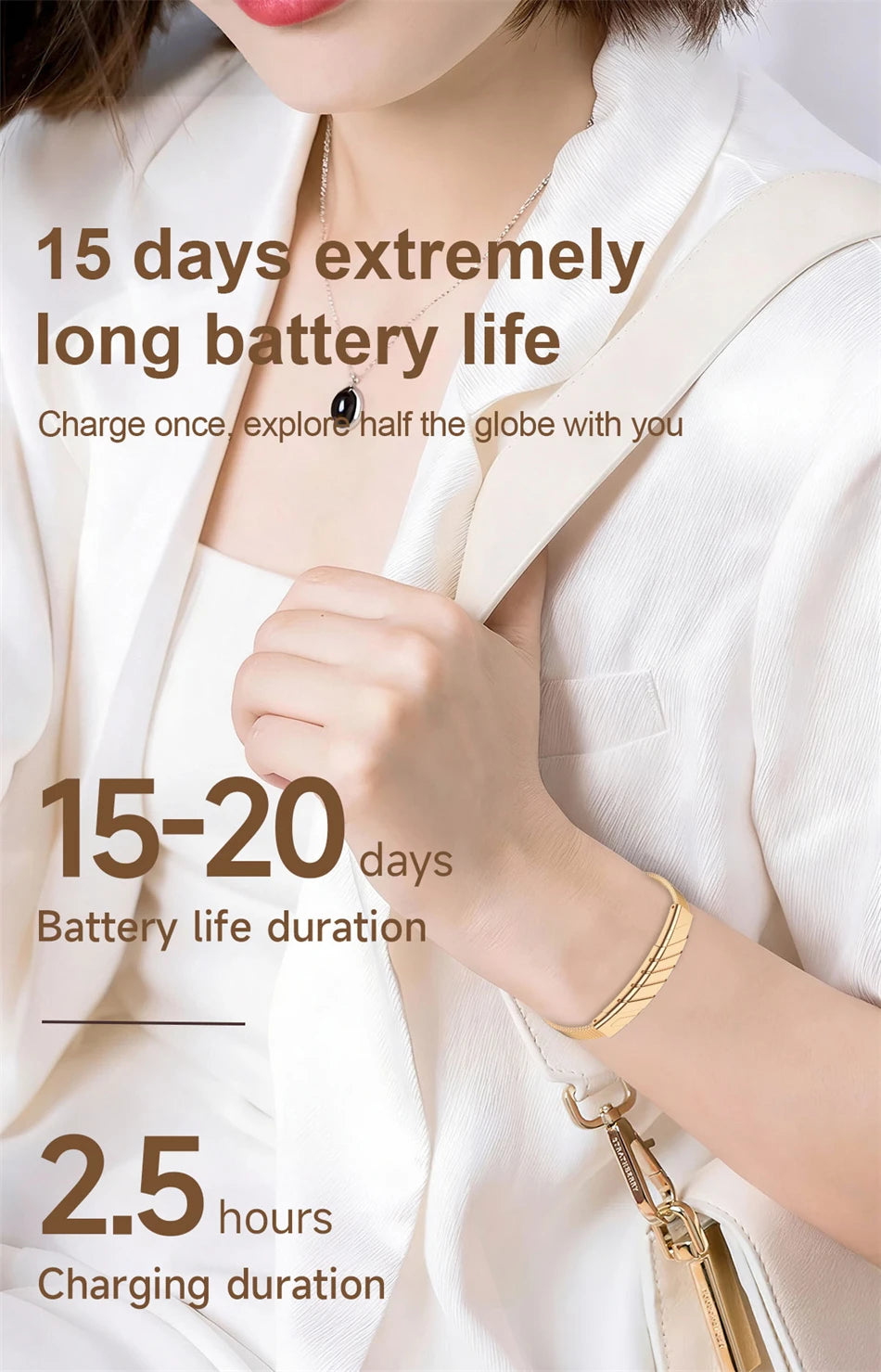 2026 New Bluetooth Smart Bracelet Health Wristband Heart Rate Sleep Stress Monitoring Sport Fitness Tracker No Screen Smartwatch