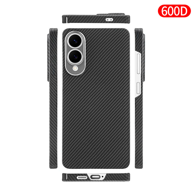 Samsung S25 Edge Kevlar Magnetic Case - Slim Aramid Fiber Cover 600DJSQ Magnetic China Mainland Galaxy S25 Edge Tidesmit