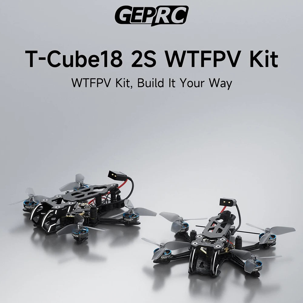 FPV Drone T-Cube18 2S Analog Quadcopter ELRS 2.4G | Tidesmit WTFPV Analog Tidesmit