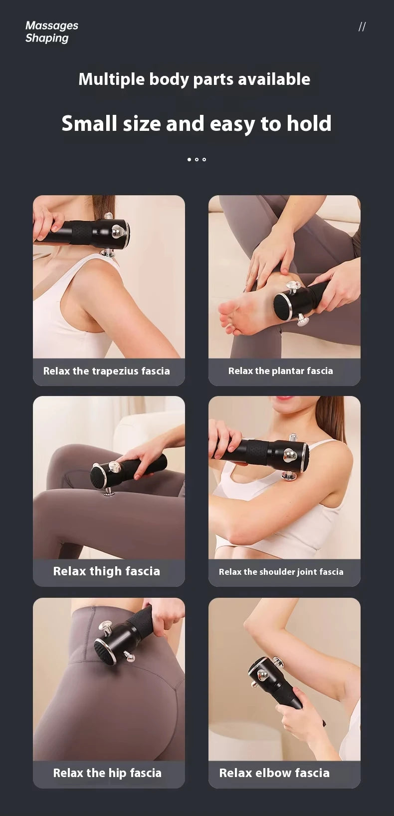 Fascia Gun Deep Tissue Muscle Massager - 3 Speed Portable Recovery Tool Fascia Gun Tidesmit