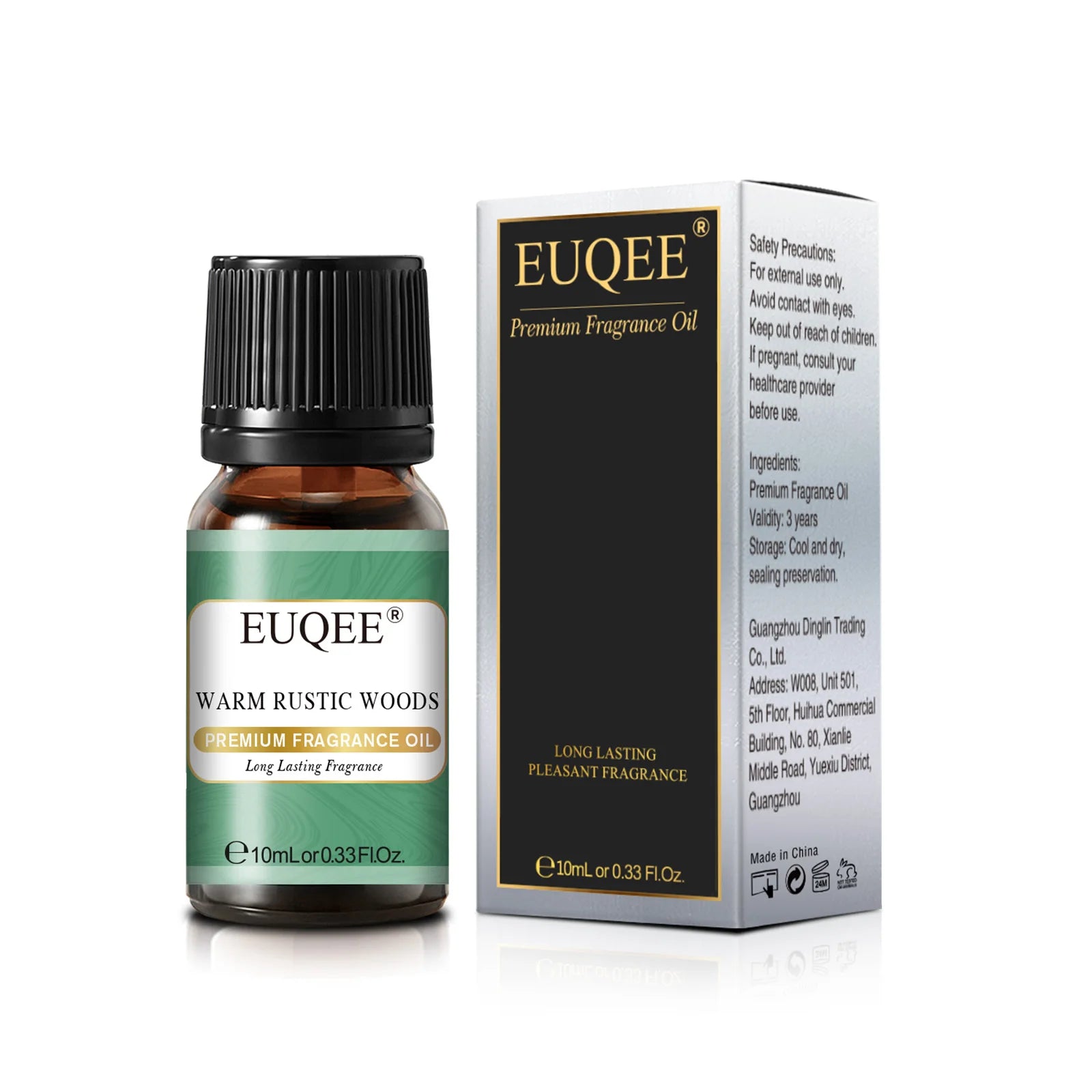 EUQEE 10ML Men's Fragrance Oil For Car Diffuser,Making Candle Leather Forest Pine Coffee Cake Cedarwood Bay Rum 1pcs/3pcs/6pcs