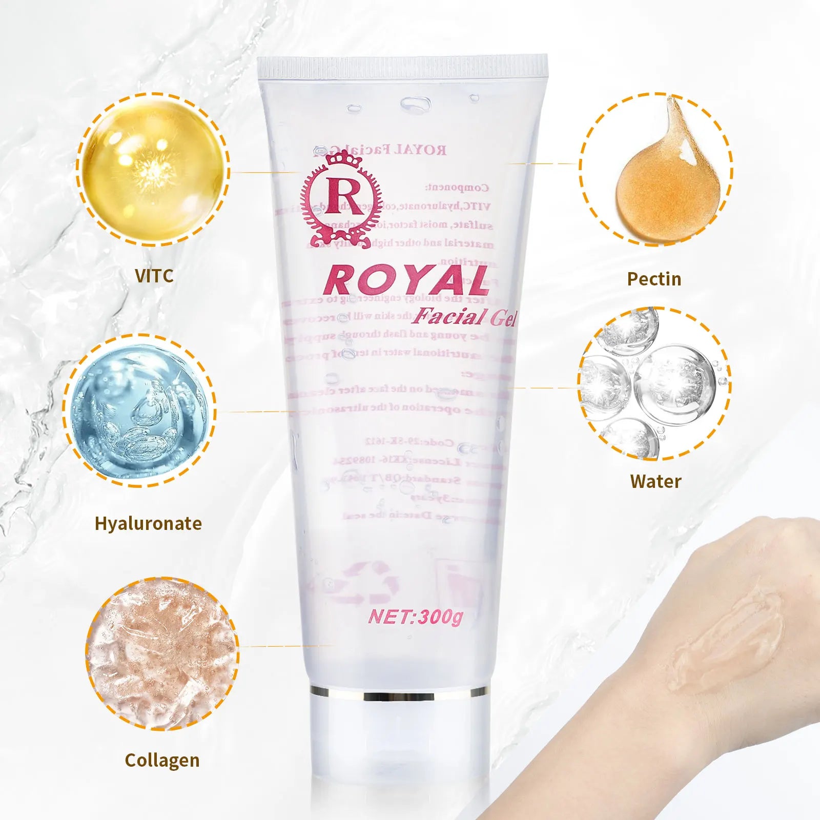 Ultrasonic RF Conductive Gel for Body Slimming & Massage, 300g Body Shaping Massage Equipment Tidesmit
