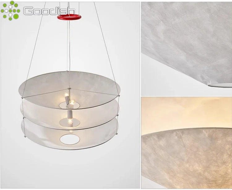 Wabi-Sabi Paper Pendant Light - Large Japanese Minimalist Hanging Lamp Tidesmit