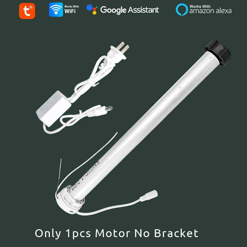 WiFi Roller Blind Motor for 38mm Tubes - App Controlled Smart Home Device 1pcs Motor Only Tidesmit
