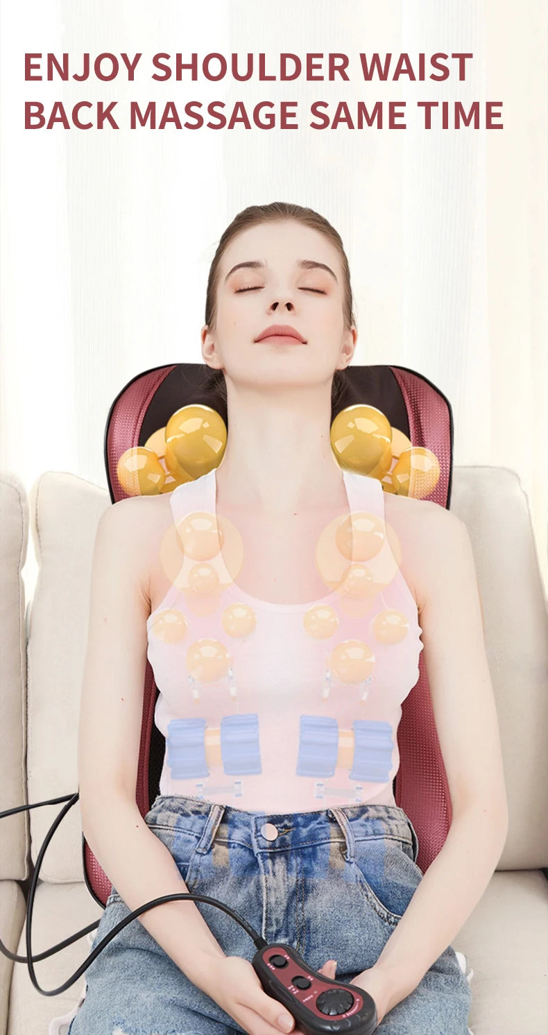 Full Body Electric Massager with Deep Tissue Heat Therapy by Tidesmit Body Shaping Massage Equipment Tidesmit
