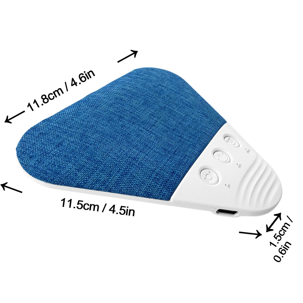 Bluetooth Pillow Speaker Wireless Sleep Music Player Under Pillow White Noise Machine Stereo Timer Auto-Off for Insomnia