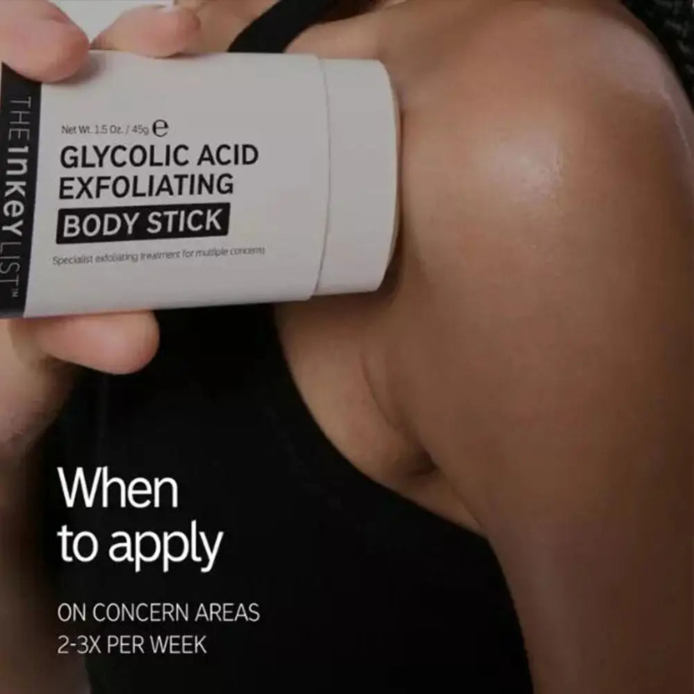Exfoliating Body Stick Moisturizer - Natural Cruelty-Free Black Formula Scrubs Treatments Tidesmit