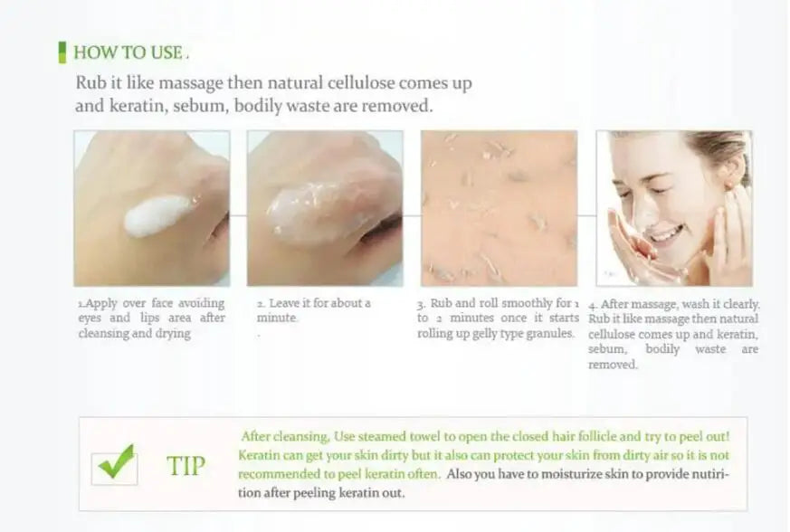 Fruit Acid Peeling Gel for Deep Pore Cleansing - Tidesmit 100ml Scrubs Treatments Tidesmit