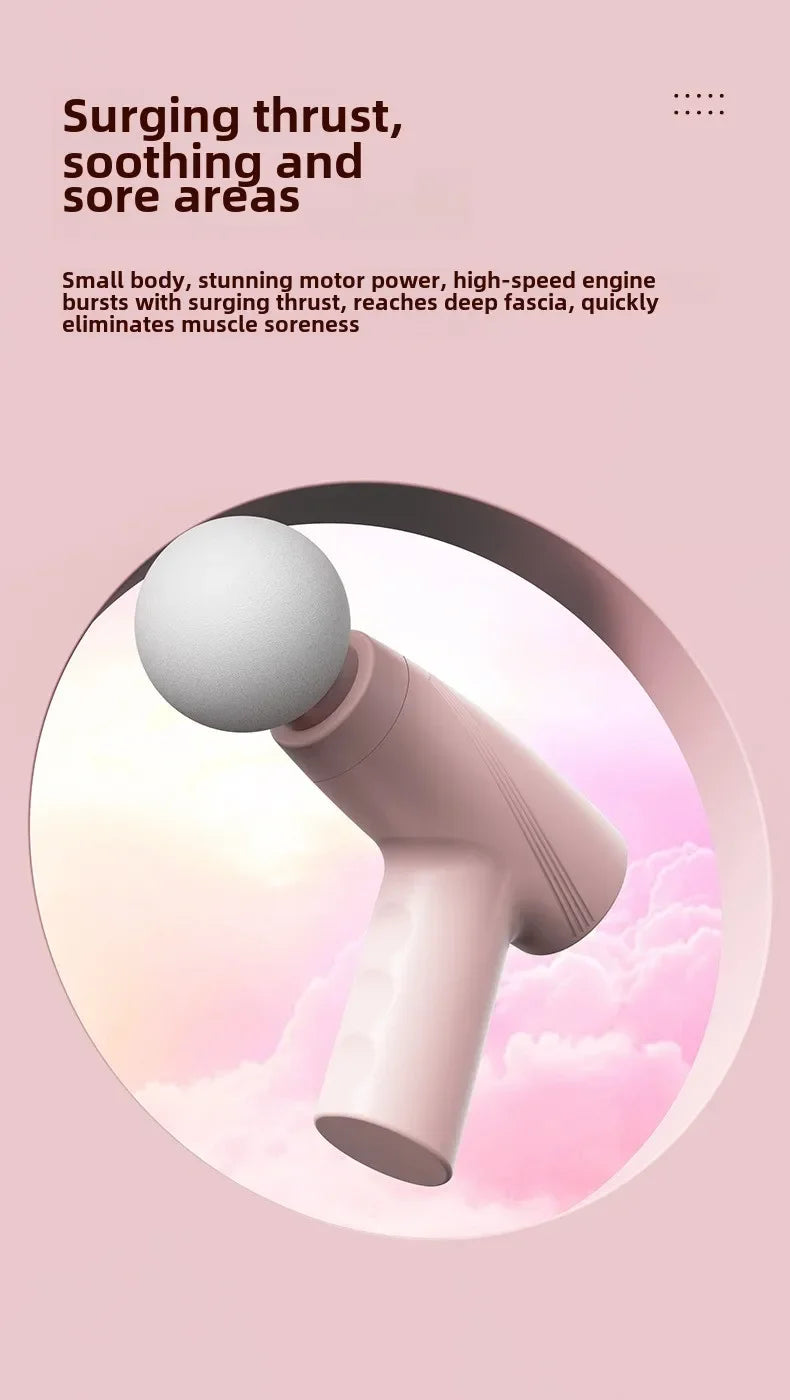 Portable Deep Tissue Massage Gun for Targeted Muscle Recovery Therapy Relaxation Treatment Tidesmit