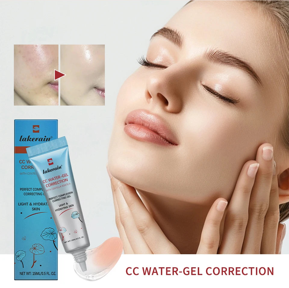 Tidesmit moisturizing CC brightening face makeup cream with waterproof and sweat-proof long lasting coverage swatch