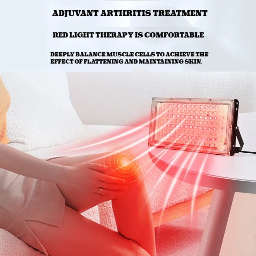 660nm&850nmRed Light Therapy Lamp LED Infrared Light Therapy Near Infrared Light Device Full Body Pain Relief Skin Care Device