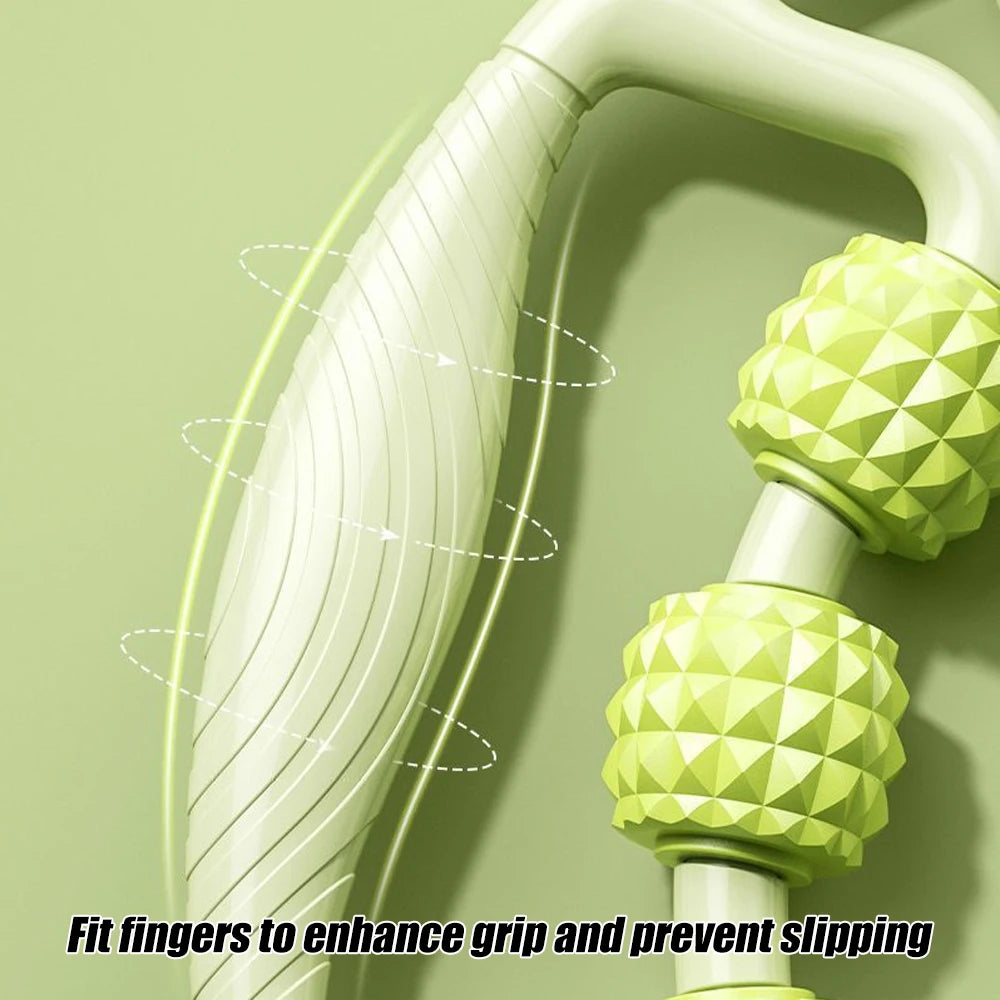 Muscle Massage Roller for Neck and Leg – Deep Tissue Recovery Tool Relaxation Treatment Tidesmit
