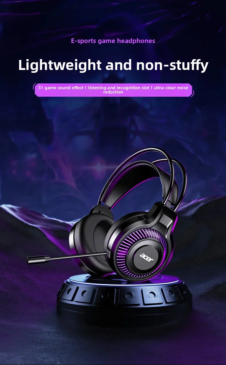 Gaming Headphones With 7.1 Surround Sound Mic for PC by Tidesmit Tidesmit