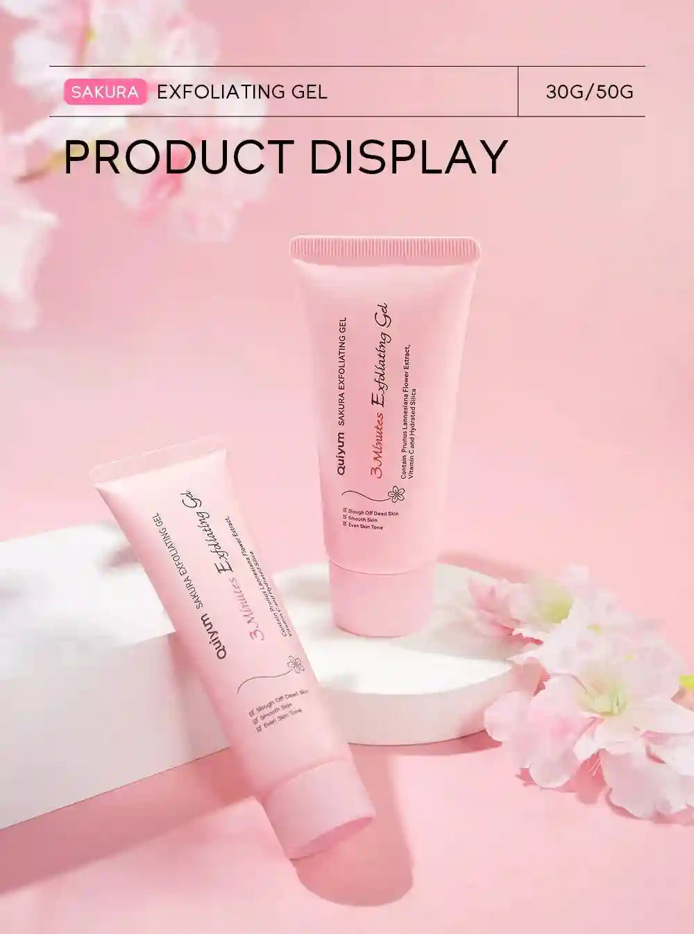 Sakura Exfoliating Peeling Gel | Deep Moisturizing Salon-Quality Scrub Scrubs Treatments Tidesmit