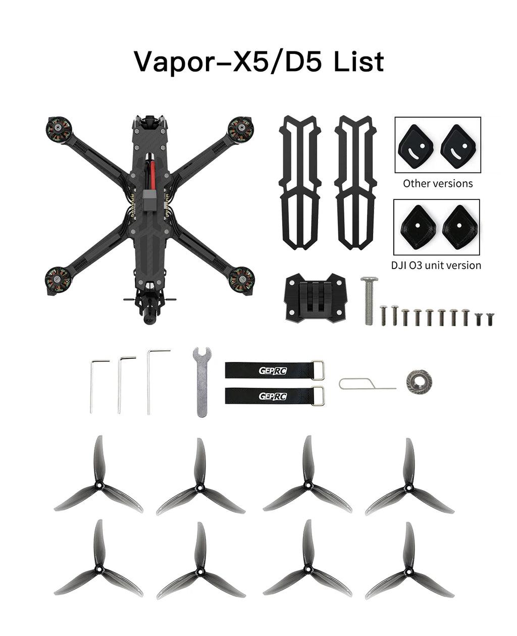 FPV Freestyle Drone 5 Inch Analog X-Frame ELRS System by Tidesmit Tidesmit