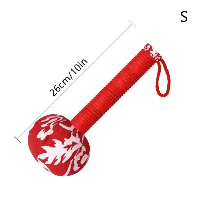 Wormwood Massage Hammer for Lymphatic Drainage and Back Muscle Relief Massage Roller S Red Tidesmit