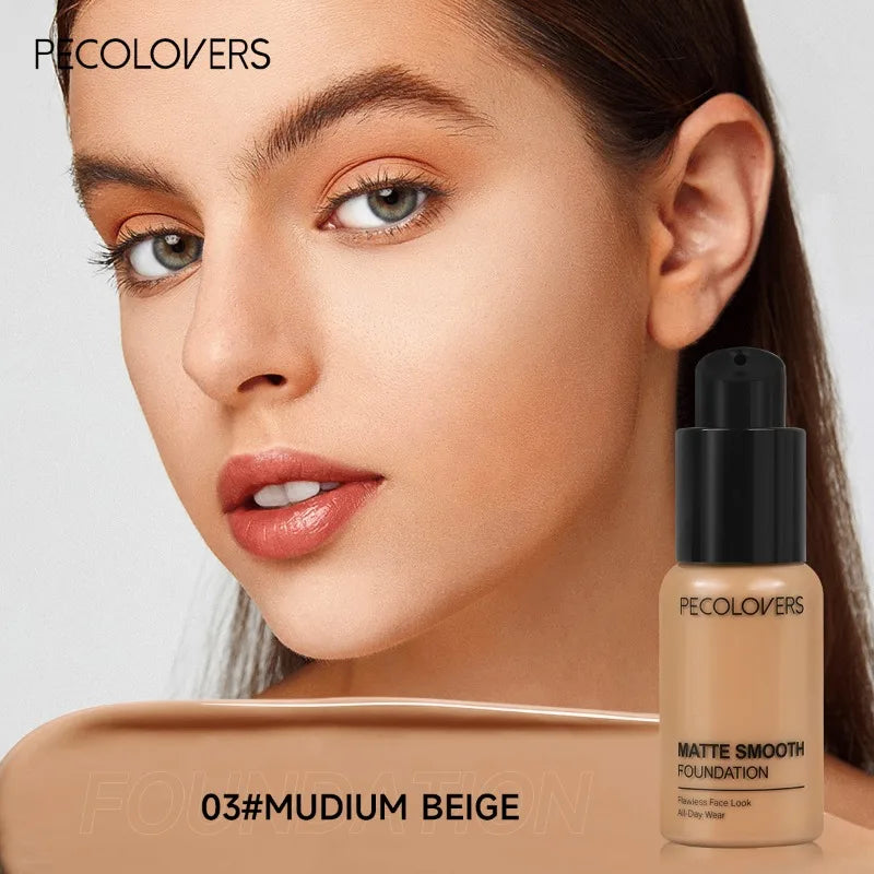 Tidesmit waterproof and sweat-proof liquid foundation for natural long-lasting face makeup coverage
