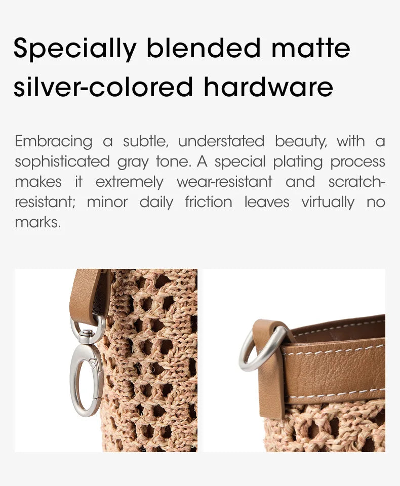 Amazing Song Original Design Cheese Roll Tote Bag Woven Family Shoulder Bag Fashion For Women