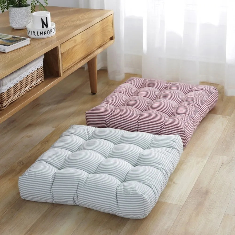 Meditation Floor Pillow,Large Pillows Seating for Adults and Kids, Bohemian Cushion for Fireplace Yoga Living Room Sitting