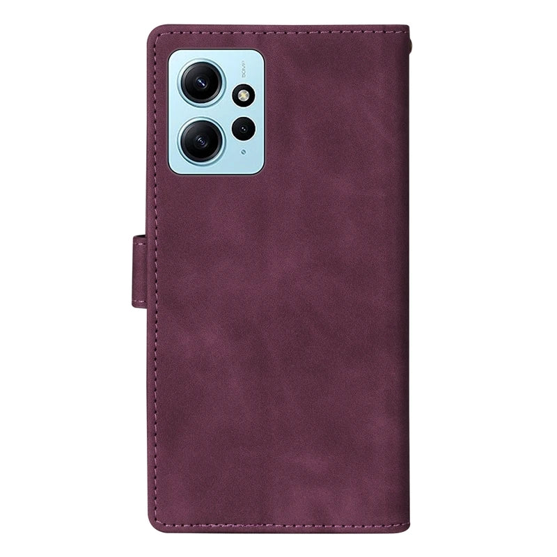 Redmi Note Wallet Case - Shock-Absorbing Leather Flip Cover Tidesmit