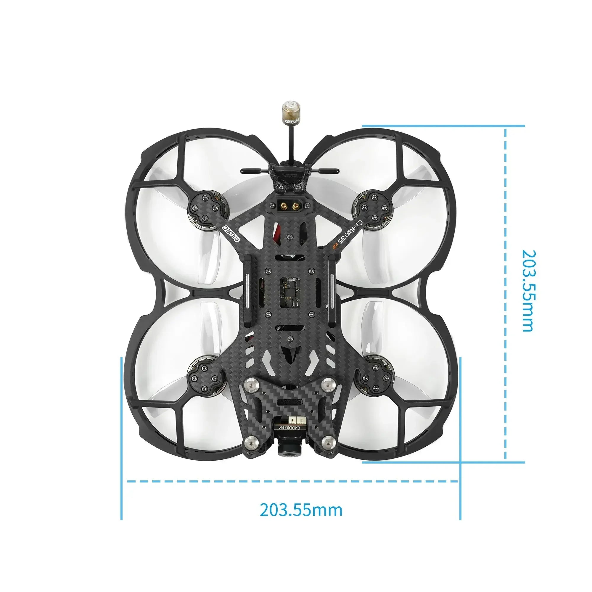 CineLog35 V2 3.5 Inch FPV Cinewhoop Drone with Analog System Tidesmit