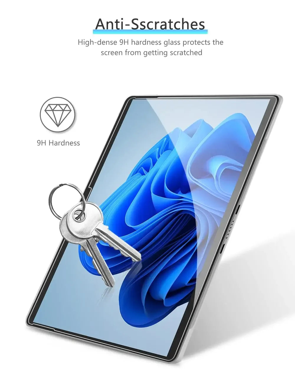 Tempered Glass Screen Protector for Microsoft Surface Pro & Surface Go Tidesmit