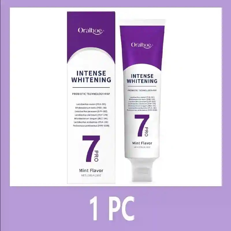 Tidesmit 7D Probiotic Advanced Whitening Toothpaste for deep cleaning and brighter smile with mint flavor