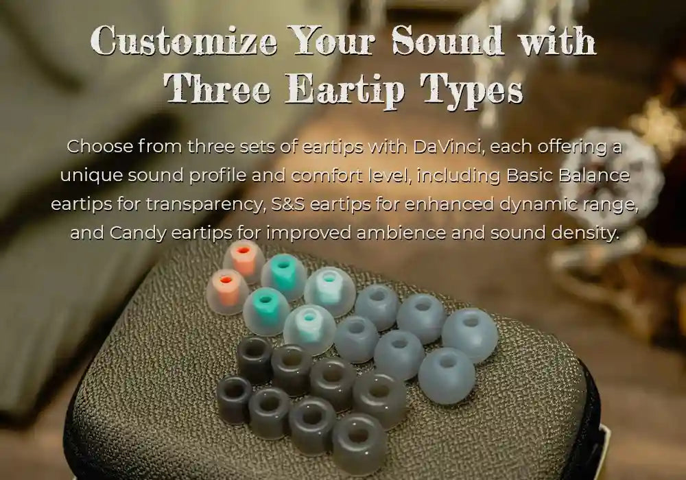 DUNU x Gizaudio DaVinci Hybrid In-Ear Monitors - Studio Grade Audio Tidesmit