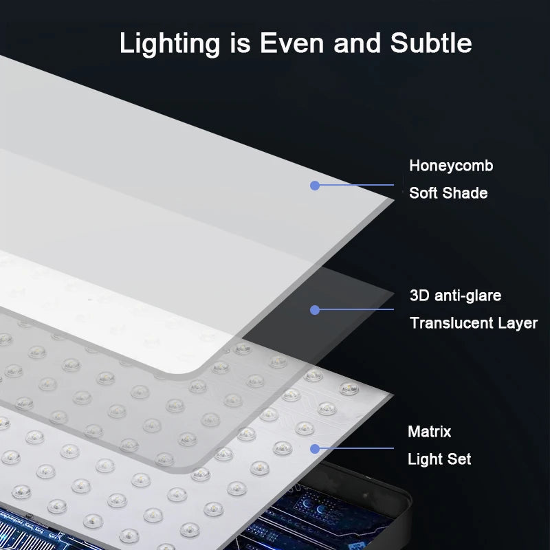 LED Video Light Panel | 50W Bi-Color Studio Lamp for Content Creation Tidesmit