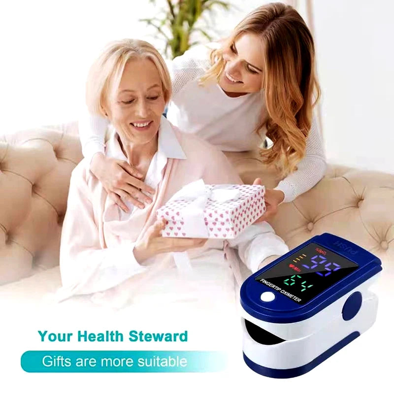 Arm Blood Pressure Monitor Sphygmomanometer Tonometer Tensiometer + Pulse Oximeter Finger Clip Pulse Monitor + Body Thermometers