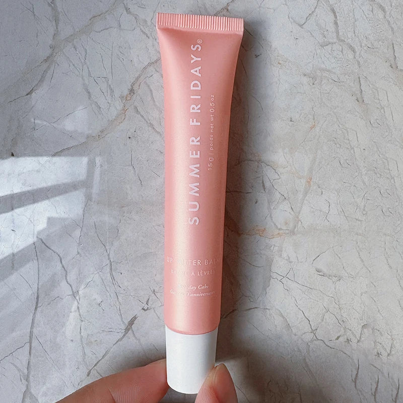 Tidesmit Summer Friday Vanilla Beige moisturizing lip gloss swatch in soft transparent tube face makeup collection