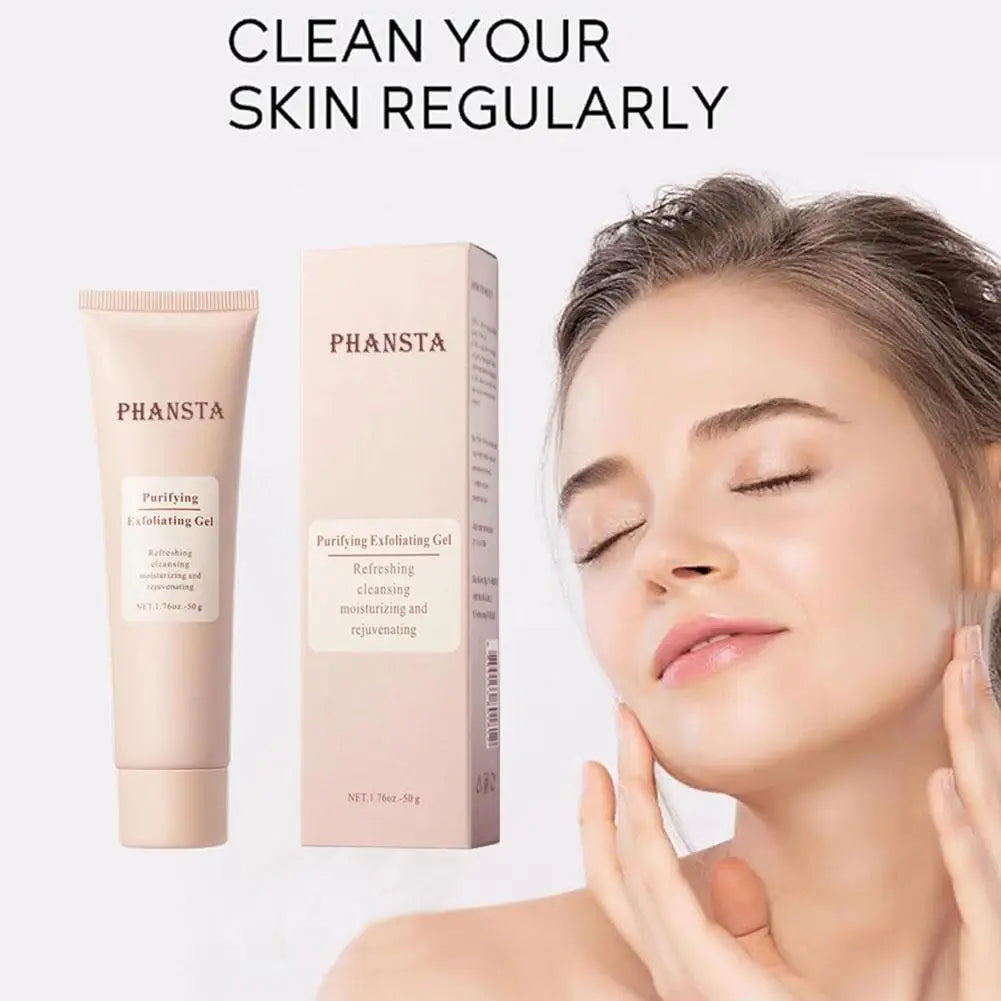 Face Exfoliating Gel for Deep Pore Cleansing and Oil Control - 50g Scrubs Treatments Tidesmit