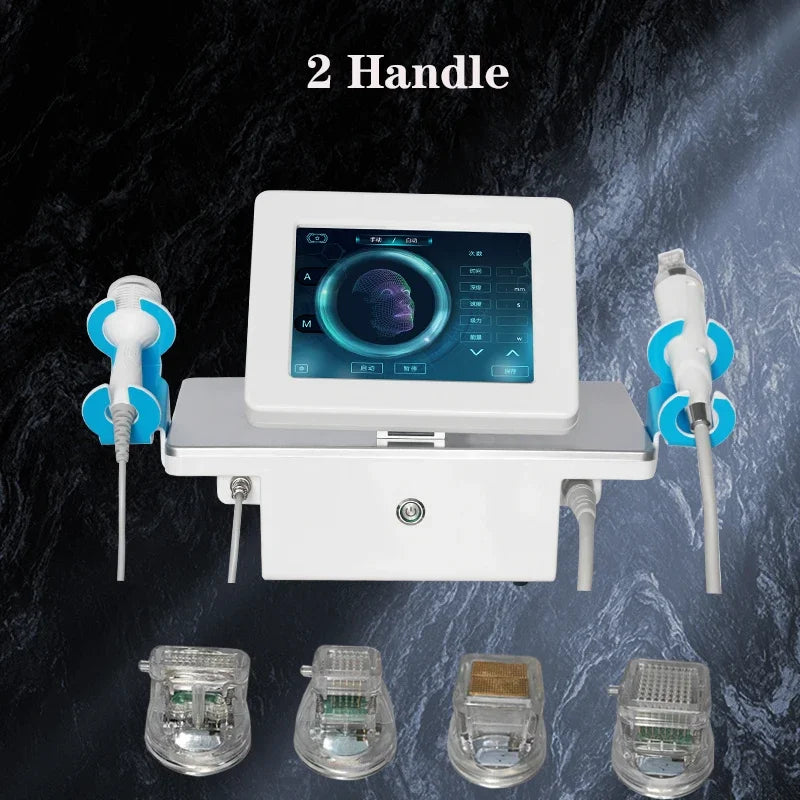 Fractional RF Microneedling Machine - 150W Pro Skin Tightening Device Scrubs Treatments White 150W Pro Tidesmit