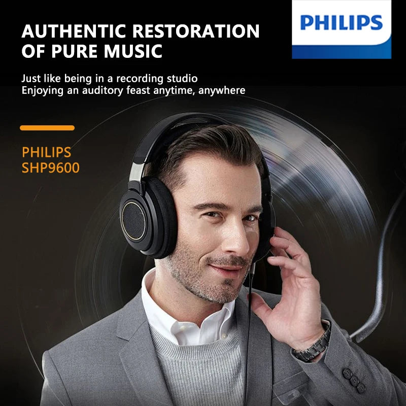 Wired Open-Back Studio Headphones for Professional Monitoring - Black Tidesmit