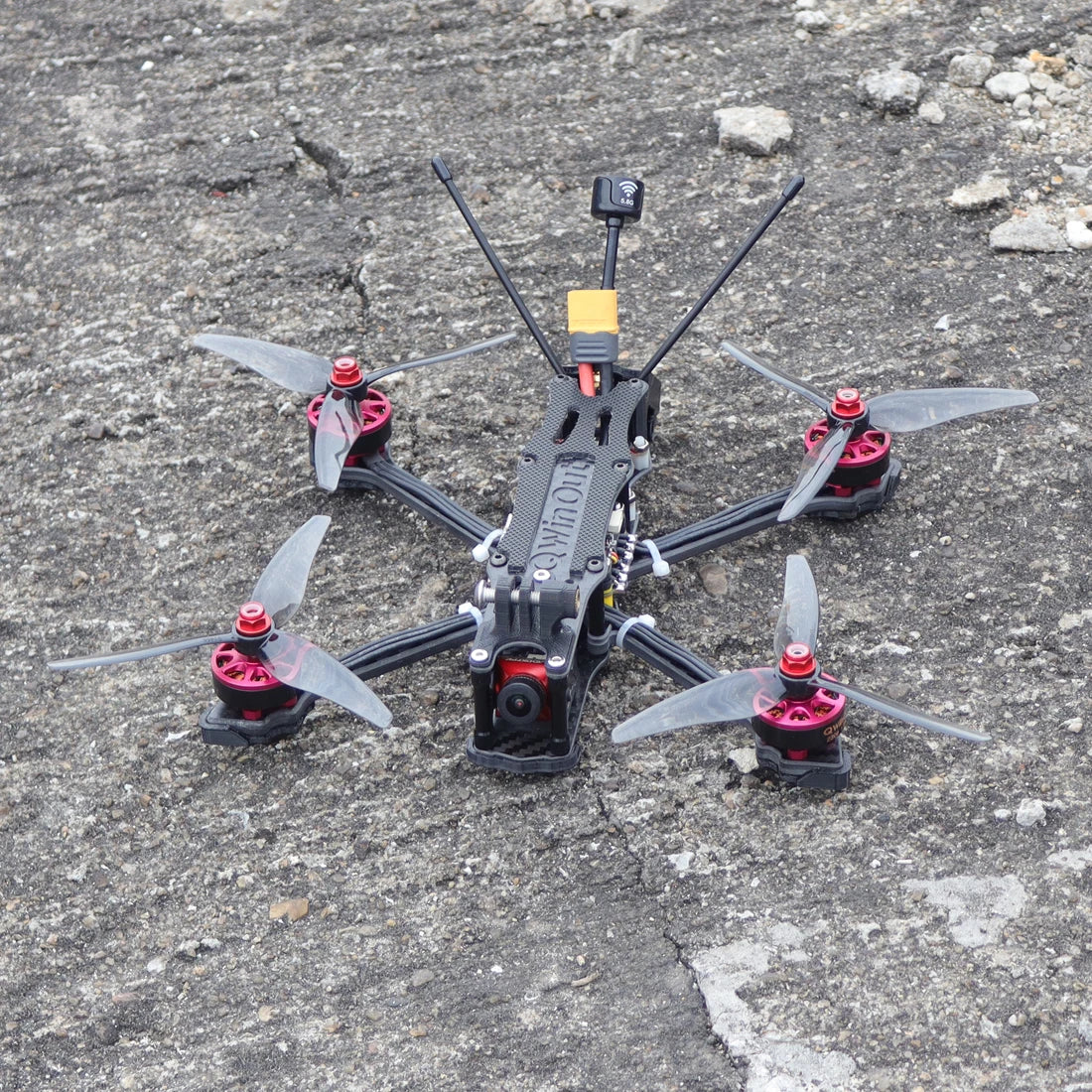 FPV Racing Drone 220mm RTF 4S Brushless Quadcopter Kit Tidesmit