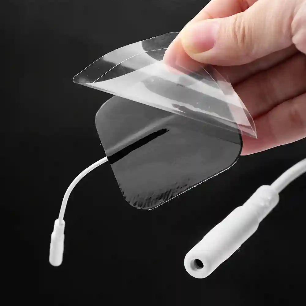 TENS Unit Electrode Replacement Pads - Medical Grade Self-Adhesive Set Massage Roller Tidesmit