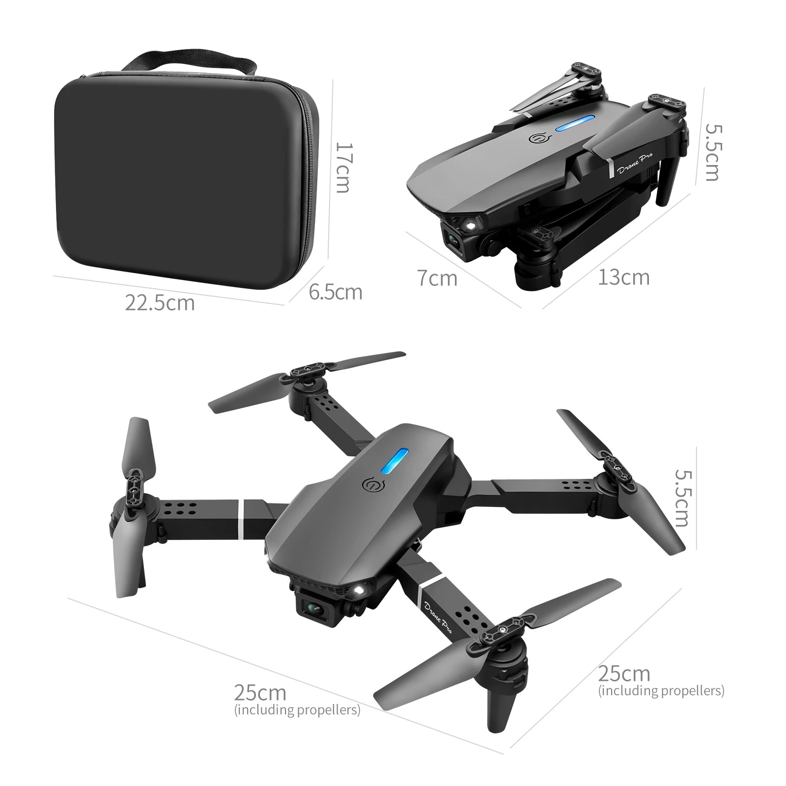4K Camera Drone Foldable Quadcopter - Beginner-Friendly Tech Tidesmit