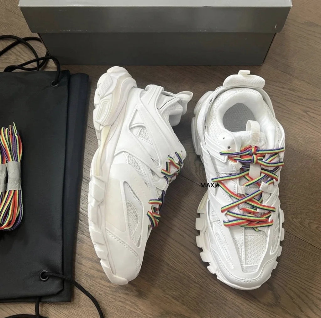 2026 Original Top Quality Lace-up Sport Shoes Genuine Leather Track Shoes Luxury Designer Fashion Sneakers for Men Women