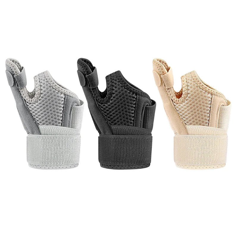 1Pc Thumb Support Brace Adjustable Wrist Thumb Stabilizer Immobilizer Trigger Thumbs Support Braces Flexible Splint Wrist