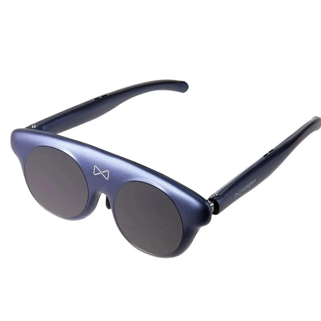 Smart VR Glasses 50° FOV - Blue Private Cinema Headset by Tidesmit Blue Tidesmit