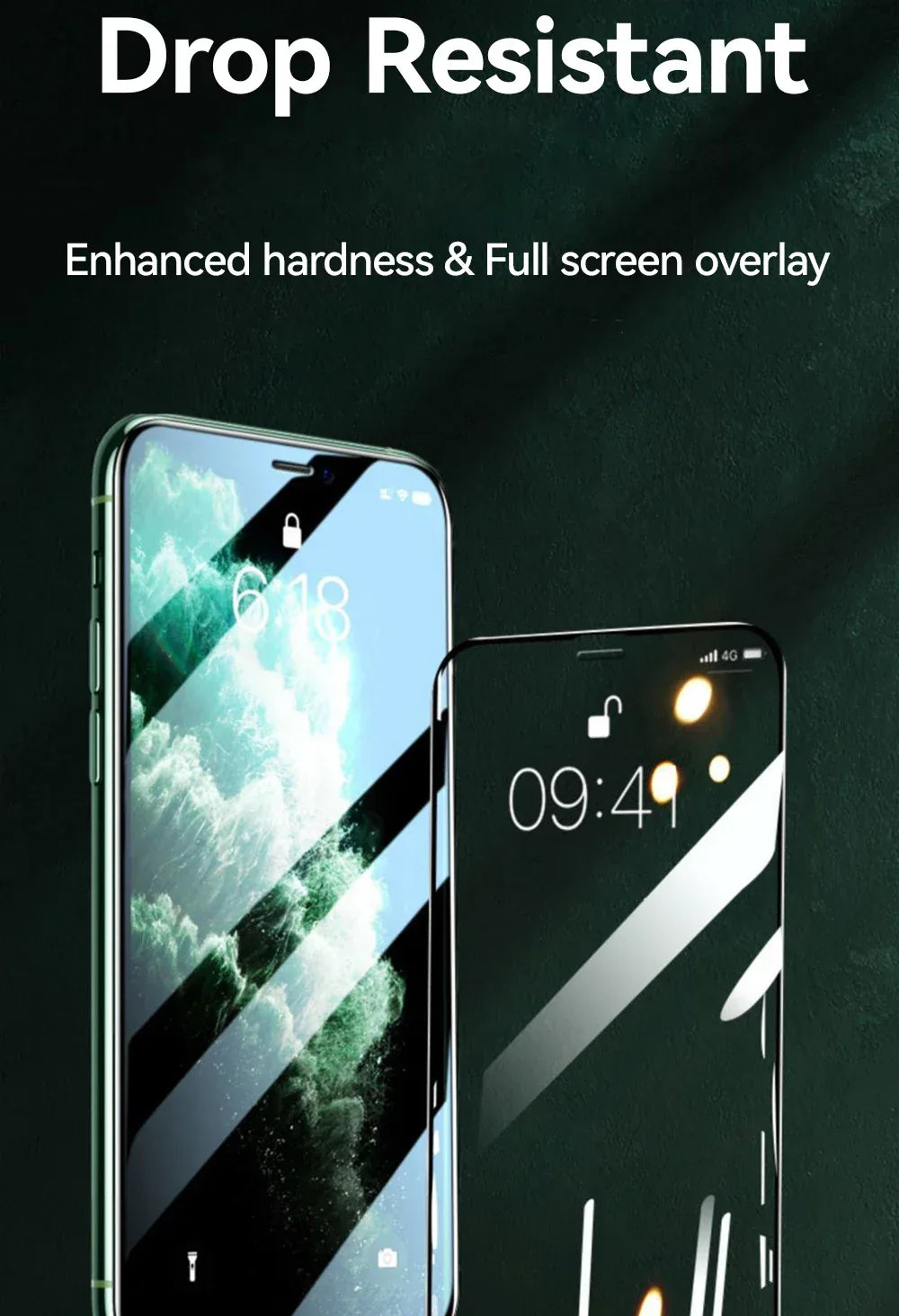 iPhone 15 Screen Protector Tempered Glass 9H Hardness Case Friendly 3pcs Tidesmit