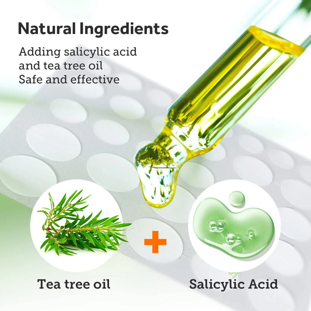 360/720/1080 Tea Tree Oil Acne Patch - Effectively removes acne patches, alcohol free, odorless, suitable for all skin types