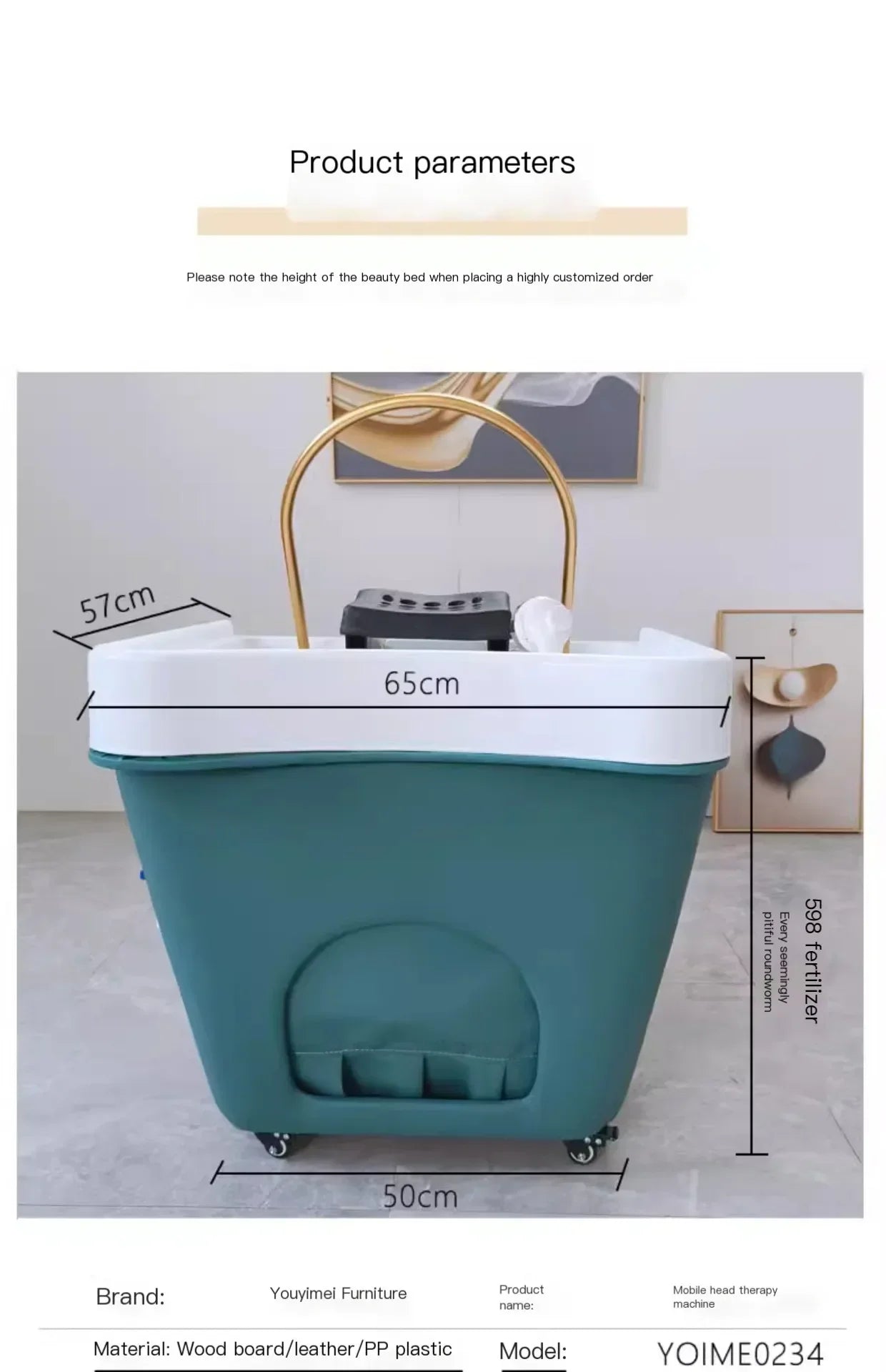 Head Spa Water Circulation Station | Professional Salon Therapy Unit Massage Chairs Tidesmit