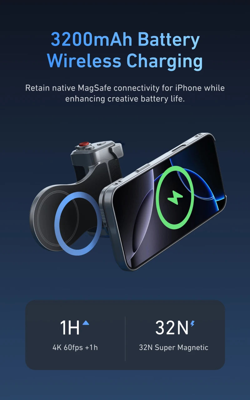 Phone Camera Grip for iPhone 17 Pro Max - Military-Grade Protection Case Tidesmit