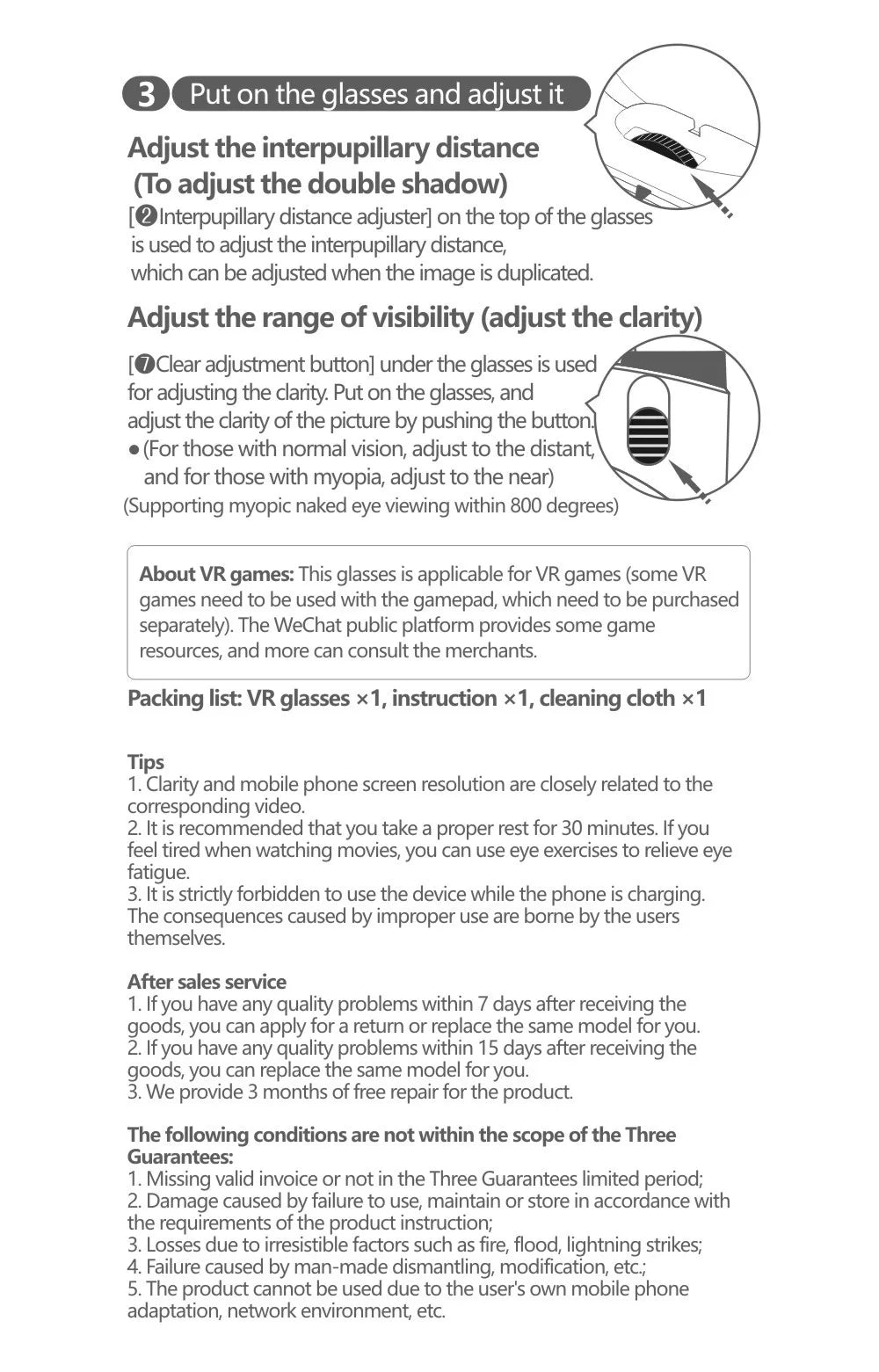 VR Headset for Smartphones - Immersive Wide Angle Smart Glasses Tidesmit