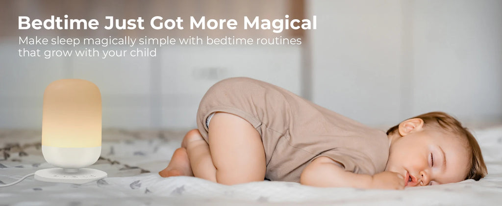 Tuya App Smart White Noise Machine Baby Sleep Sound Machine Colorful Night Lights 34 Soothing Sounds Supports APP Remote Control