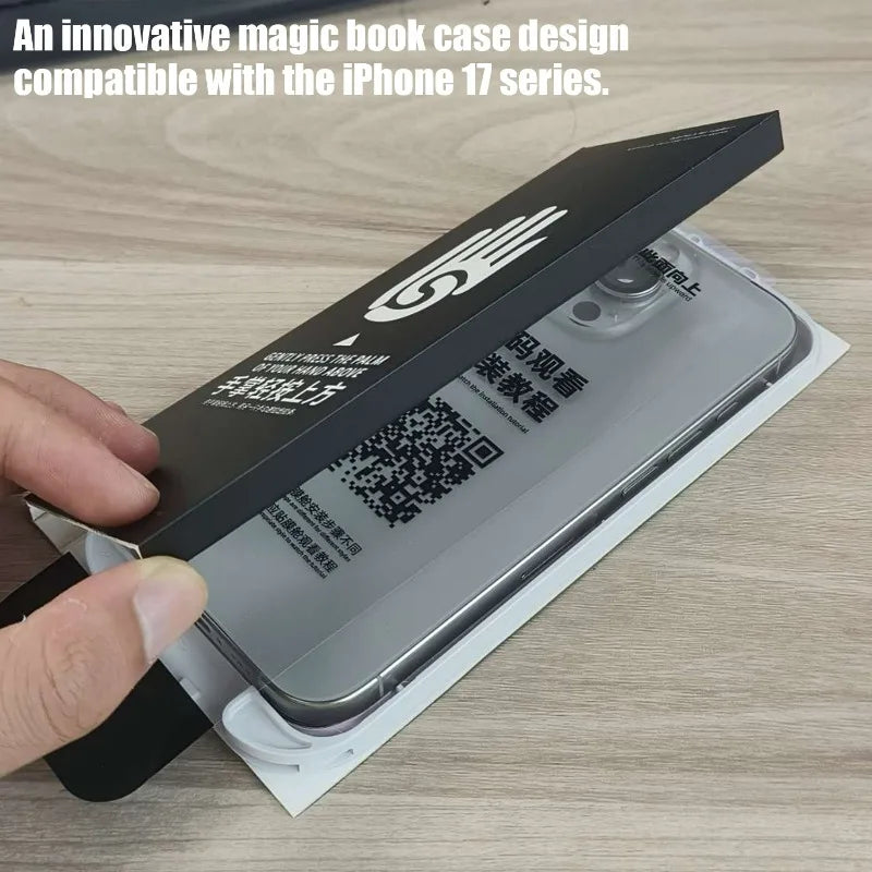 For IPhone 17 Pro Max Screen Protector Hardness Full Coverage Easy To Install Tempered Glass Anti-Scratch Film for IPhone 17Air AE Tidesmit